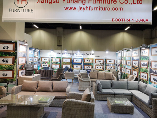 What is wicker garden furniture made from?